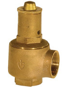 Heating safety valve bronze body FF 26x34 26x34 4 bar- GOETZE - 651MHIK-25-F/F-25/25 4B