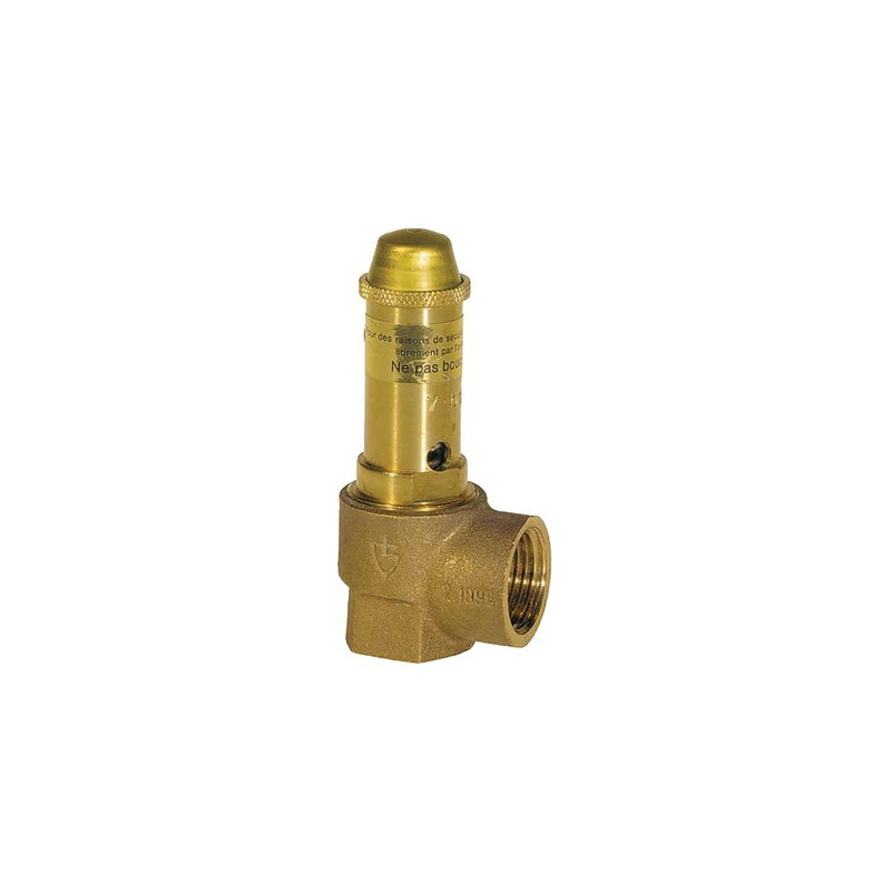 Domestic hot water safety valve bronze body FF 15x21 15x21 10 bar- GOETZE - 651MWIK-15-F/F-15/15 10B