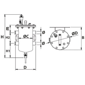 Magnetic filter MG COMPACT F1/2"- RBM - 36020400