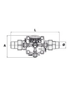Testable disconnector BA2860 M3/4"- SOCLA - 149B3881