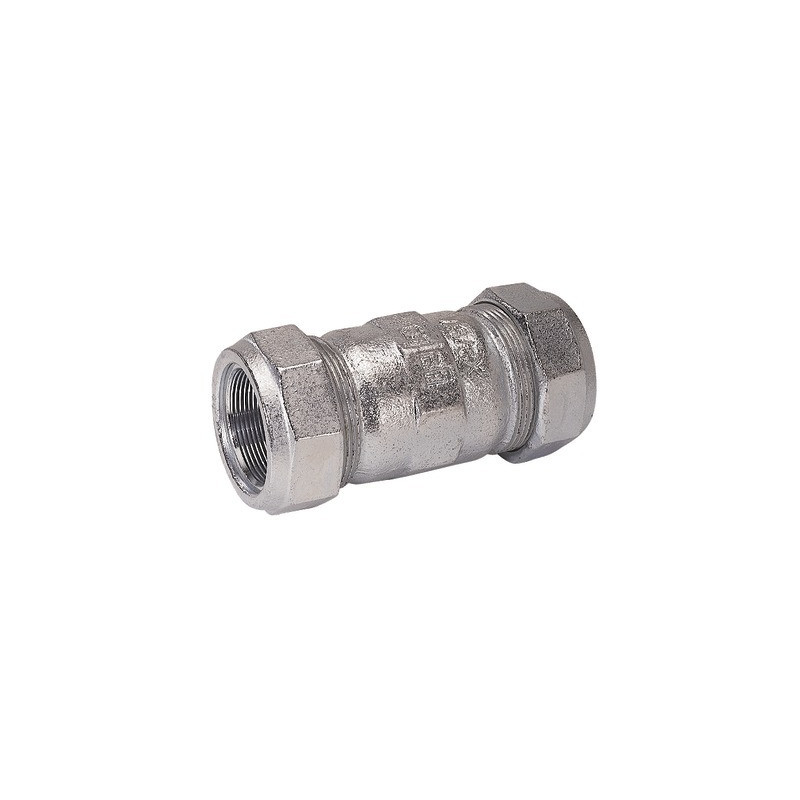 Straight cast iron compression fitting O DN20- GEBO - 01.150.02.02