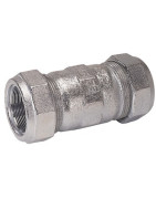 Straight cast iron compression fitting O DN25- GEBO - 01.150.02.03
