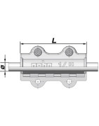 Repair collar for steel long DSL 33.7 (1")- GEBO - 01.252.28.03