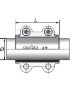 Short steel repair collar DSK 17.2 (3/8")- GEBO - 01.260.28.00