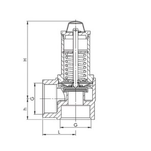 Heater valve 3b F1/2" thumb wheel- GOETZE - 651MHIK-15-F/F-1 3B