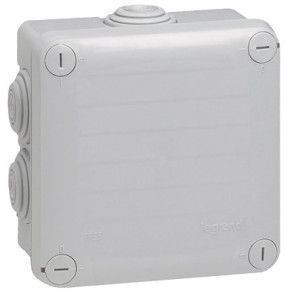 Boite de dérivation carrée PLEXO Ø105x105x55 grise- LEGRAND - 092022