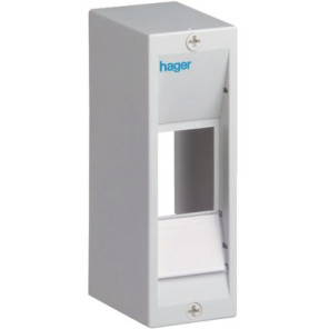 Terminal cover box 2 modules- HAGER - GD102A