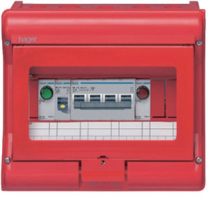Coffret sécurité chaufferie 9 modules équipé- LEGRAND - 038081