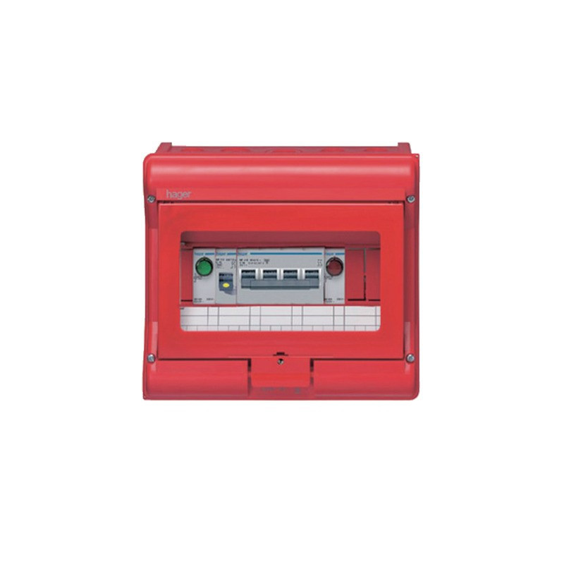 Coffret sécurité chaufferie 9 modules équipé- LEGRAND - 038081