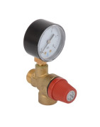Safety valve 3b with manometer MF1/2"- DIFF - 111885