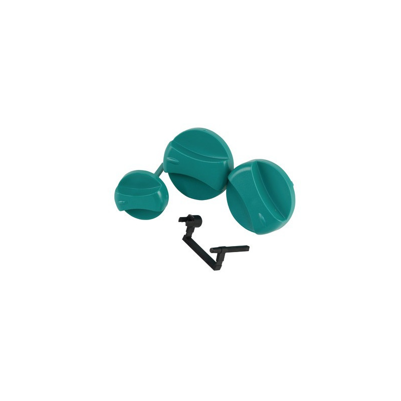 Green knob kit of 3 pieces- VAILLANT - 114286