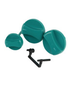 Green knob kit of 3 pieces- VAILLANT - 114286