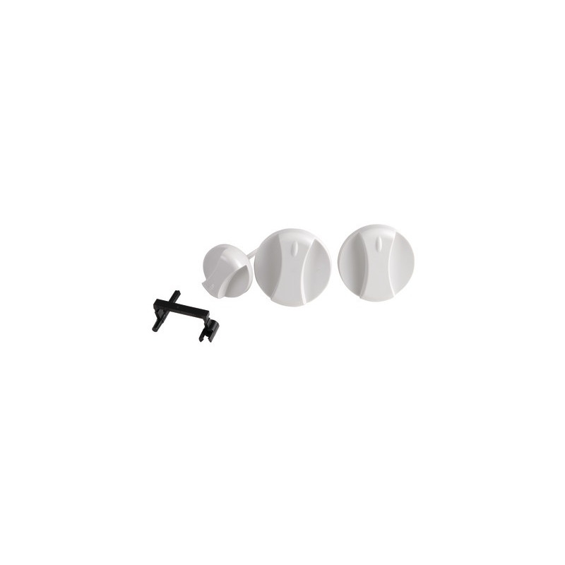 Grey knob, (3 pieces)- VAILLANT - 114288