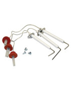 Flame sensing & electrodes kit VICTORIA- BAXI ROCA - 122051670