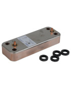 12 plate DHW heat exchanger- BAXI ROCA - 125565366