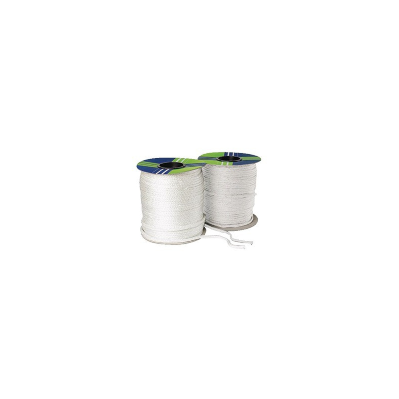 White TRICOTEX braid 10mm 5m- DIFF - 150603