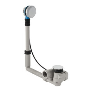 Bathtub drain with turn handle actuation- GEBERIT - 150.616.21.1