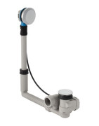 Bathtub drain with turn handle actuation- GEBERIT - 150.616.21.1