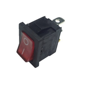 Red light switch 0/1 6A 3XFASTON- DIFF - 150643