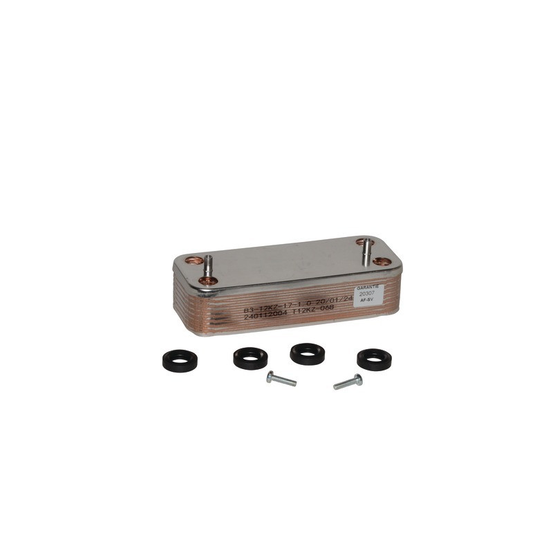 Domestic heat exchanger 16 plates- DIFF pour Chaffoteaux - 65104333