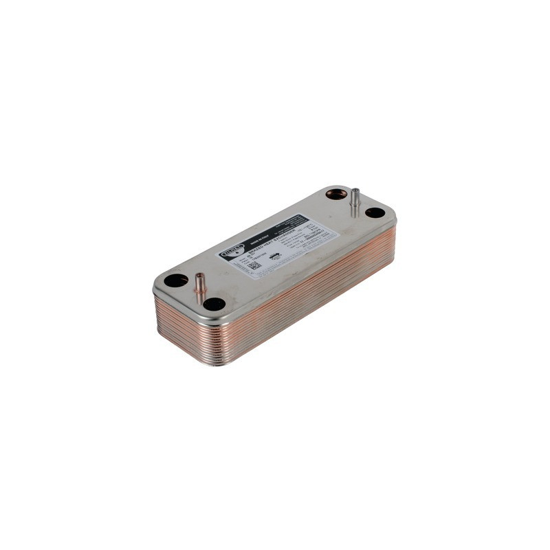 16 Plate domestic water heat exchanger- DIFF pour Chaffoteaux - 998483
