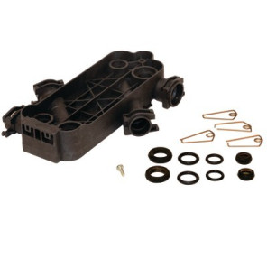 Connection plate for heat exchanger- DIFF pour ELM Leblanc - 87160118190