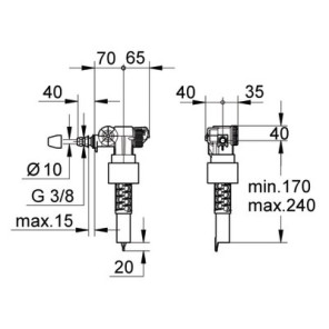 Filling valve- GROHE - 37095000