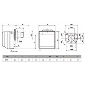 Low NOx fuel oil burner Gulliver - 18 to 35 kW- RIELLO - 3737006
