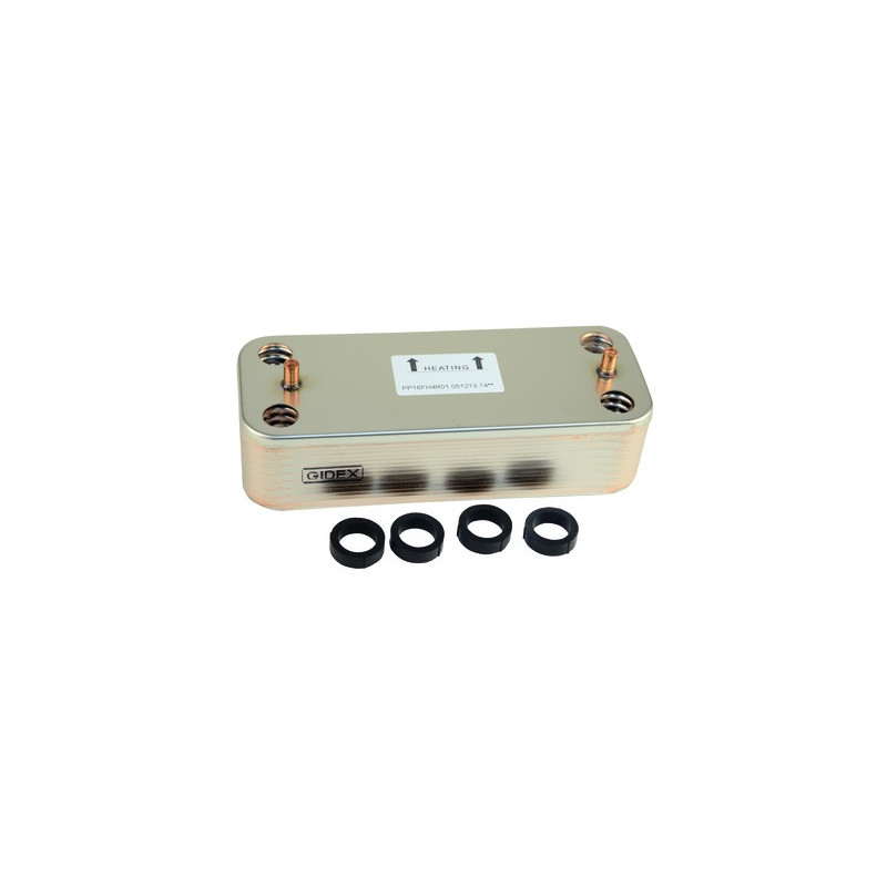 Domestic hot water exchanger 16 plates- FERROLI - 39820430