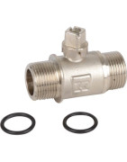 3/4" isolation valve male male square- DIFF pour Frisquet - F3AA40144