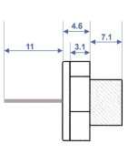 NTC probe- DIFF pour Vaillant - 252805