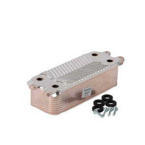Heat exchanger dhw (19 plates)- DIFF pour Vaillant - 0020038572