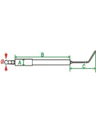1 Ignition electrode C7- DIFF pour Cuenod - 137366 1 Ignition electrode C7- DIFF pour Cuenod - 137366