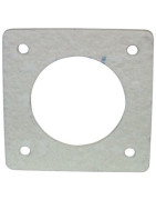 Gasket flange burner weishaupt 148x148 5 thick- DIFF pour Weishaupt - 407020