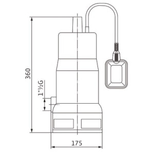 Submersible pump INITIAL WASTE 14-9- WILO - 4168022