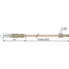 thermocouple inox- DIFF pour Viessmann - 7815449