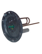 Immersion heater 1200w + flange + anode- DIFF pour De Dietrich Chappée - 97863563 Immersion heater 1200w + flange + anode- DIFF pour De Dietrich Chappée - 97863563