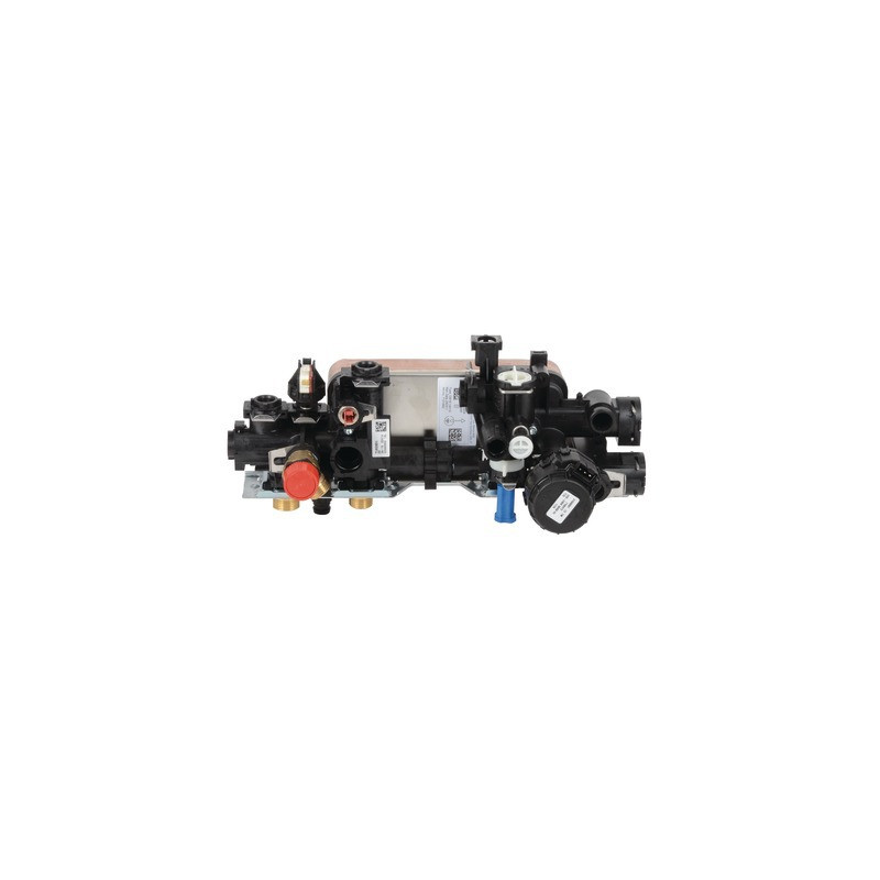 Hydraulic unit with a 14-plate heat exchanger- DIFF pour De Dietrich Chappée - 711480400