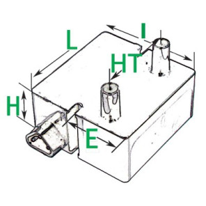 Ignition transformer td 2 stpafb- DIFF pour Baltur - 0005020044