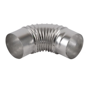 90° elbow Ø125mm- ISOTIP JONCOUX - 012112