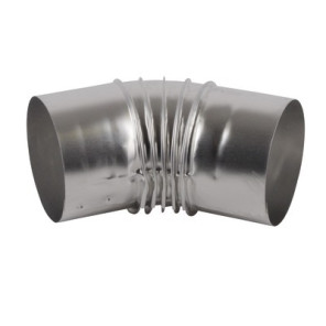45° elbow Ø139mm- ISOTIP JONCOUX - 012413