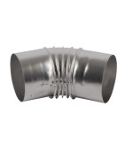 45° elbow Ø139mm- ISOTIP JONCOUX - 012413