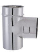 90° T-joint stainless steel Ø139mm- ISOTIP JONCOUX - 032913