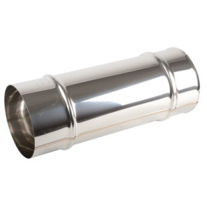 Stainless steel pipe Ø153mm x 1.00m- ISOTIP JONCOUX - 031015