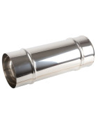 Stainless steel pipe Ø153mm x 1.00m- ISOTIP JONCOUX - 031015
