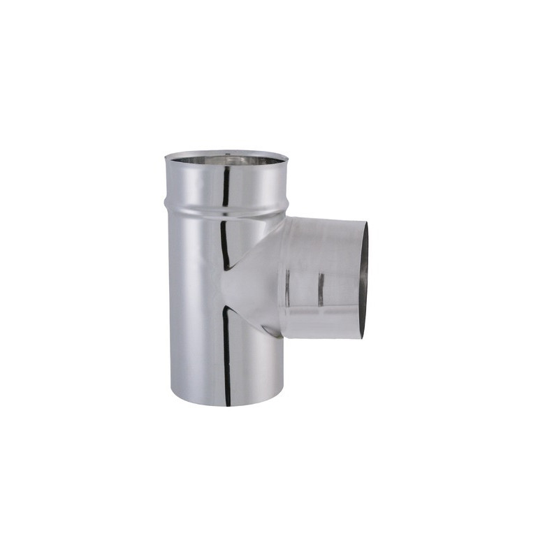 90° T-joint stainless steel Ø153mm- ISOTIP JONCOUX - 032915
