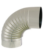 90° elbow Ø200mm- ISOTIP JONCOUX - 032120