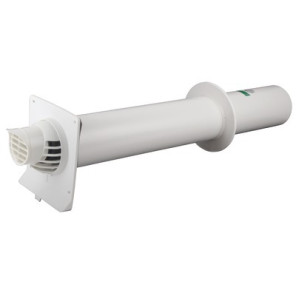 White EXCENT horizontal terminal- UBBINK - 223150