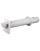White EXCENT horizontal terminal- UBBINK - 223150
