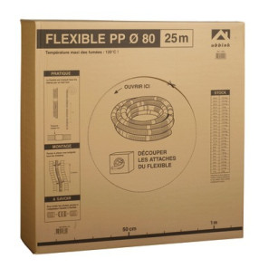 Duct diameter 80 translucent PP hose- UBBINK - 330054  - (X50)